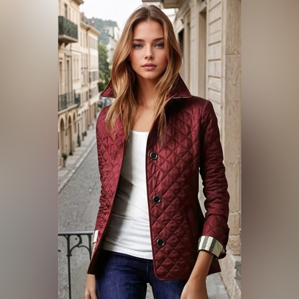 Burberry Brit Quilted Jacket - Pink